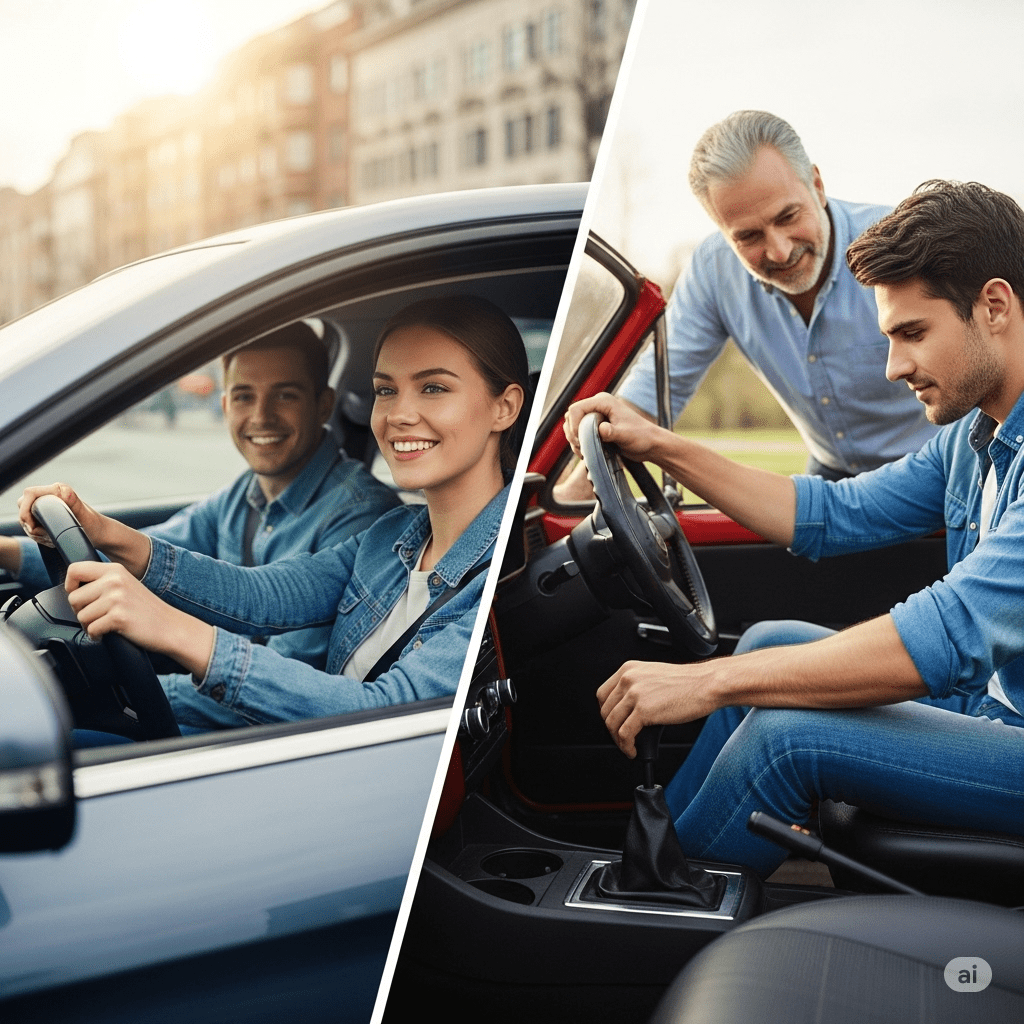 Automatic vs Manual Driving Lessons Ottawa
