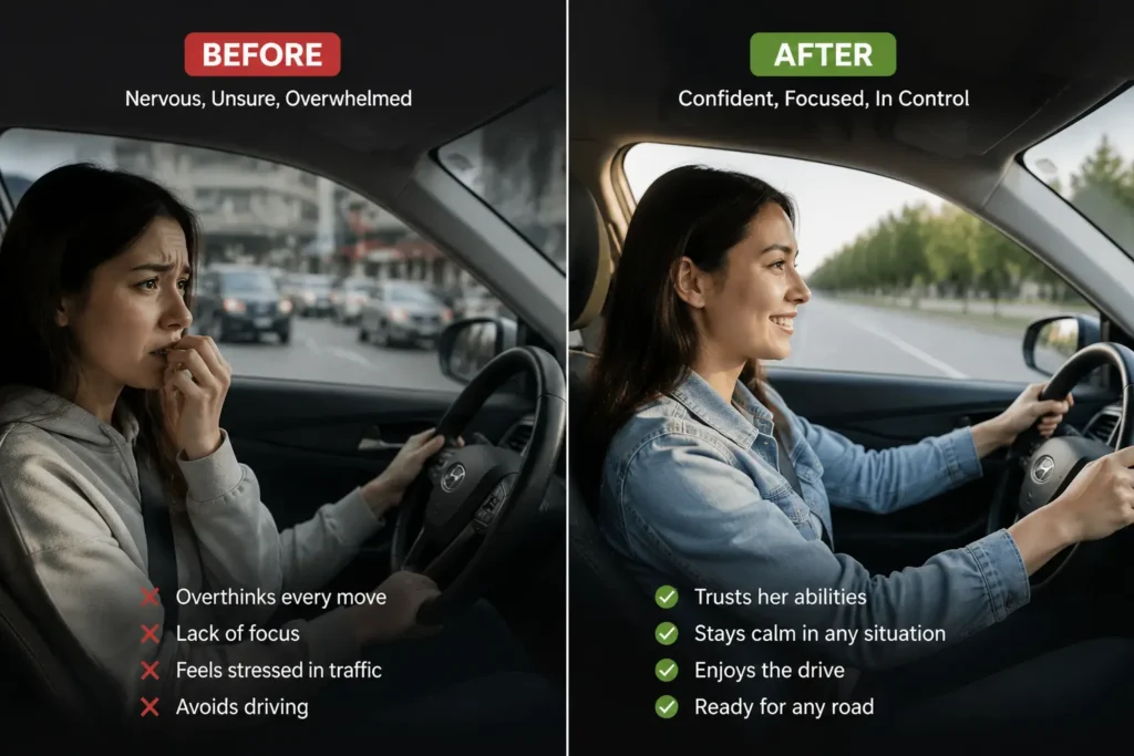 Before & After: How Confidence Changes the Driving Experience