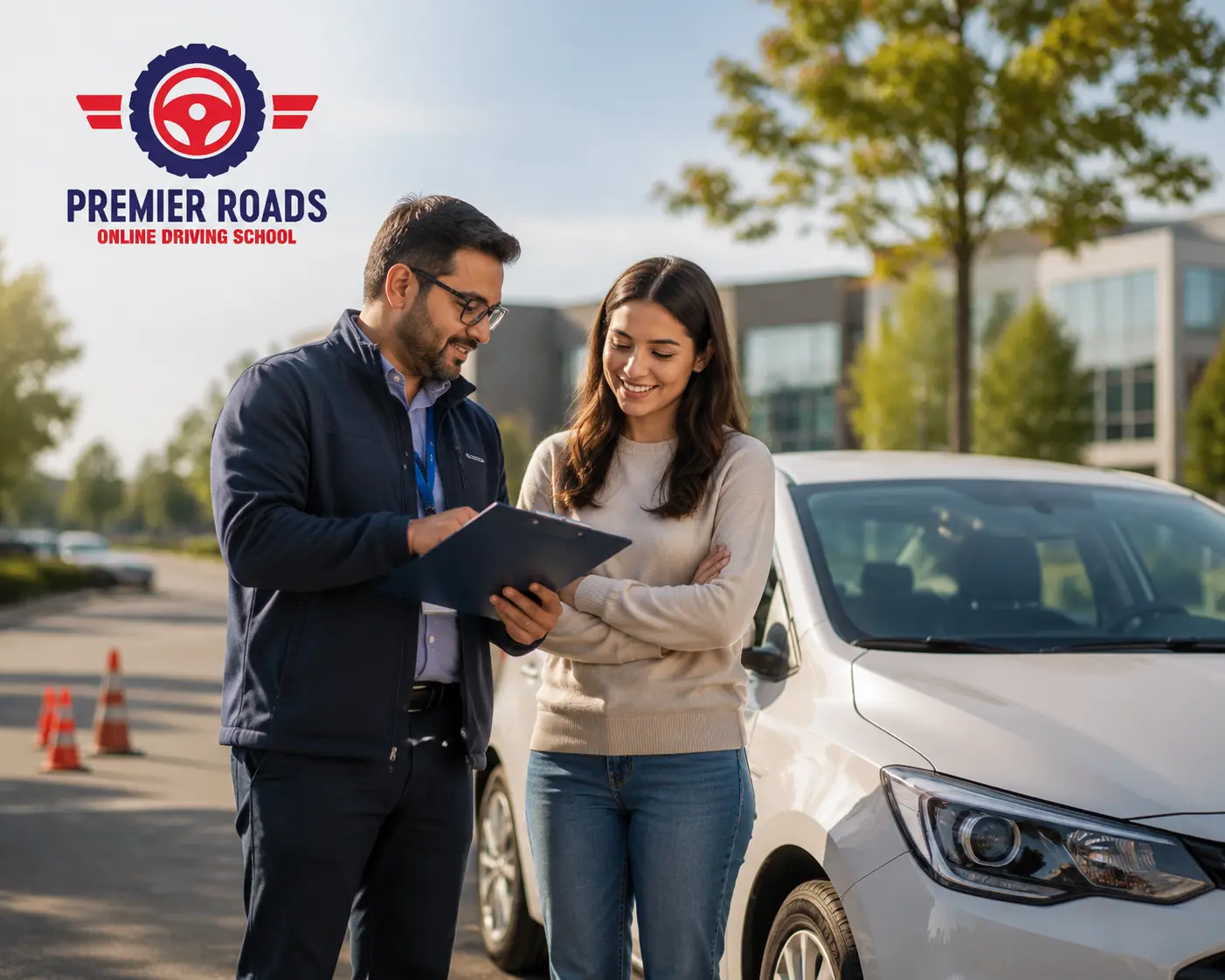 Driving lesson at Premier Roads