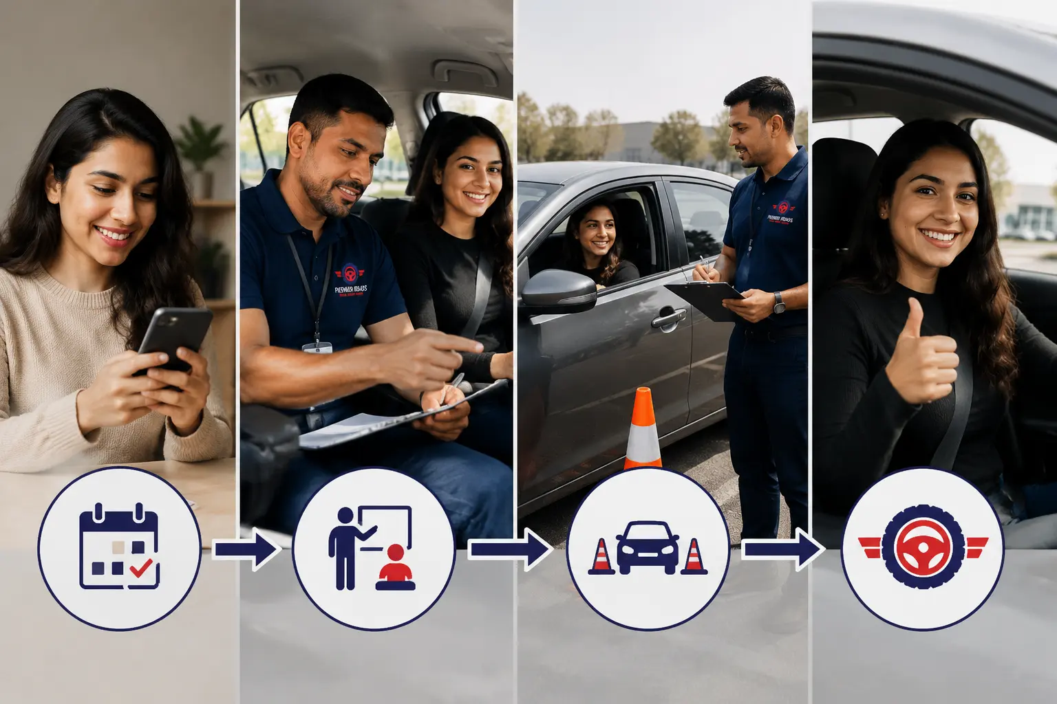 The driving lesson journey explained